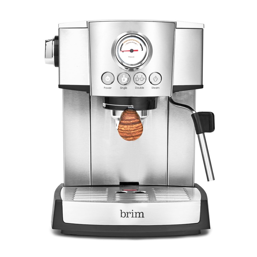 Brim 15 Bar Espresso Maker Wood Handle Free Samples, Reviews PINCHme