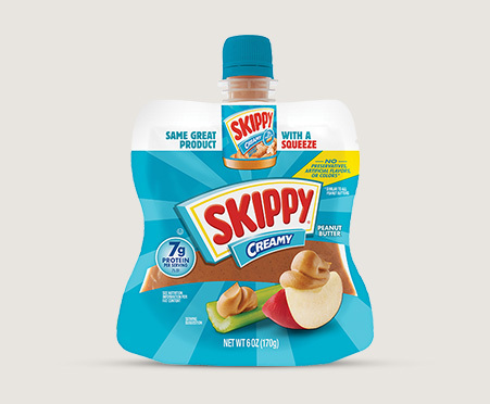 SKIPPY® Peanut Butter Squeeze Pack Creamy