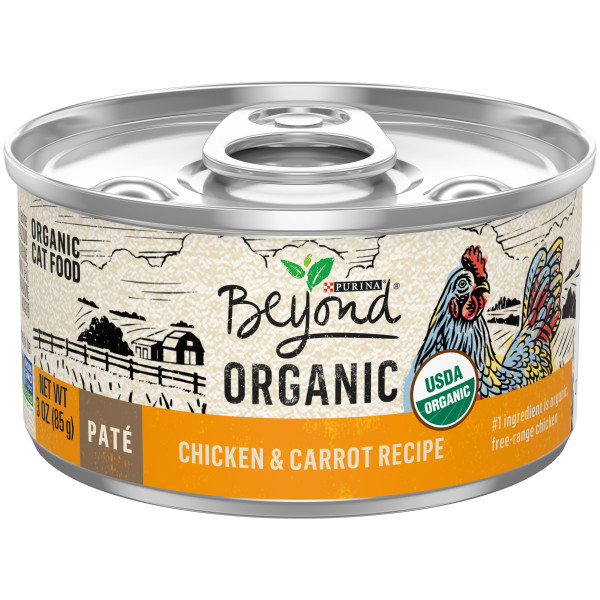 Purina® Beyond Organic Grain Free Chicken and Carrot Recipe Wet Cat