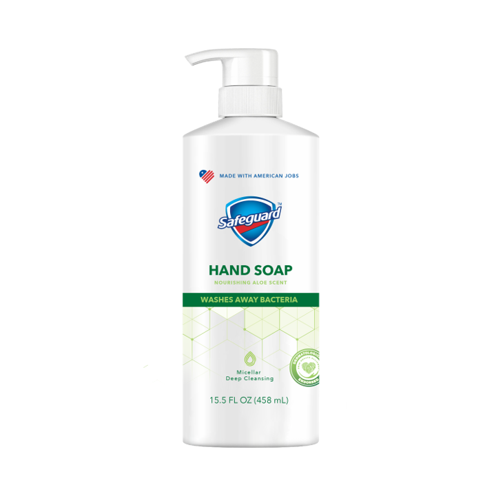 Safeguard Liquid Hand Soap with Nourishing Aloe Scent Free Samples