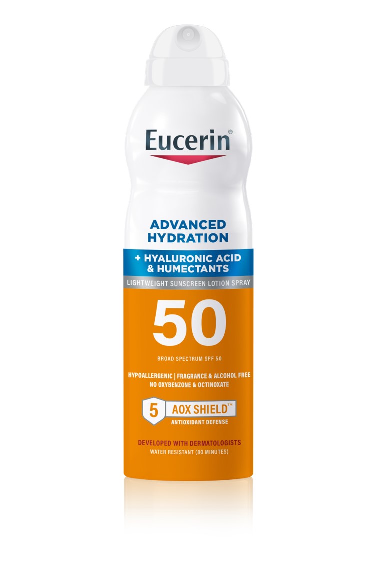 Eucerin Sun Advanced Hydration SPF 50 Sunscreen Spray Free Samples