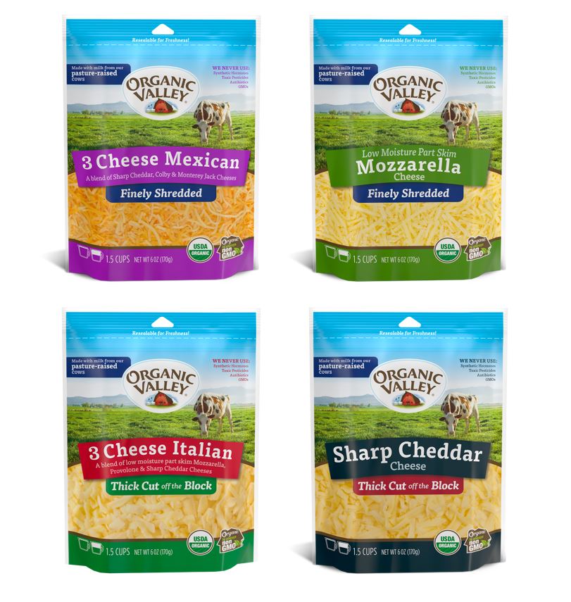Organic Valley Shredded Cheese 100% Free Gratuity Coupon - Free Samples ...