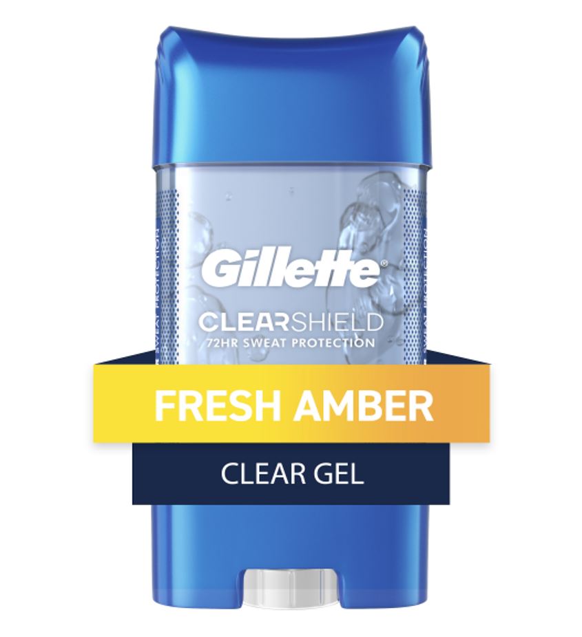 Gillette Clear Gel Fresh Amber 3.8 oz Free Samples, Reviews PINCHme