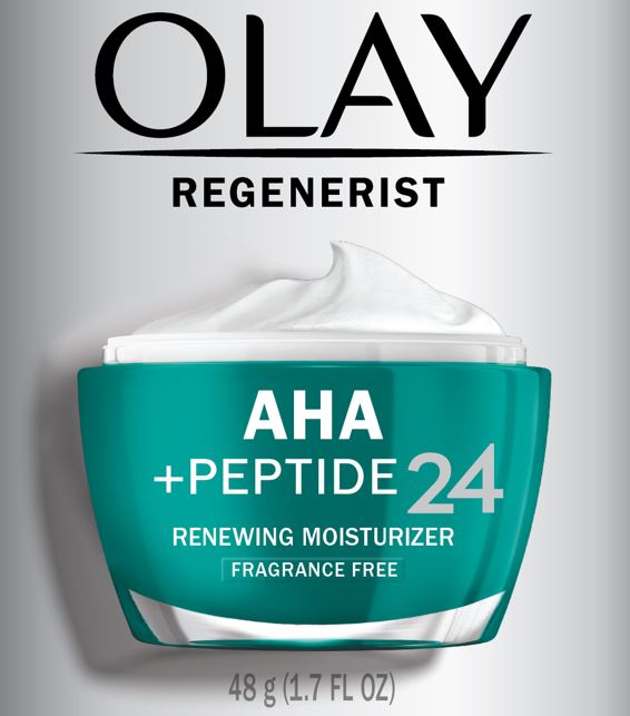 OLAY AHA + Peptide 24 Facial Moisturizer Free Samples, Reviews PINCHme