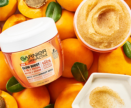 Garnier SkinActive Glow Boost 2-in-1 Facial Mask + Scrub