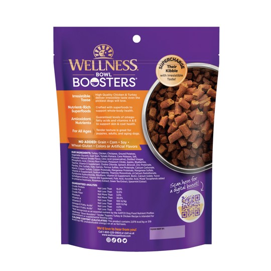 Wellness® Bowl Boosters® Tender Toppers Turkey & Chicken Recipe Free