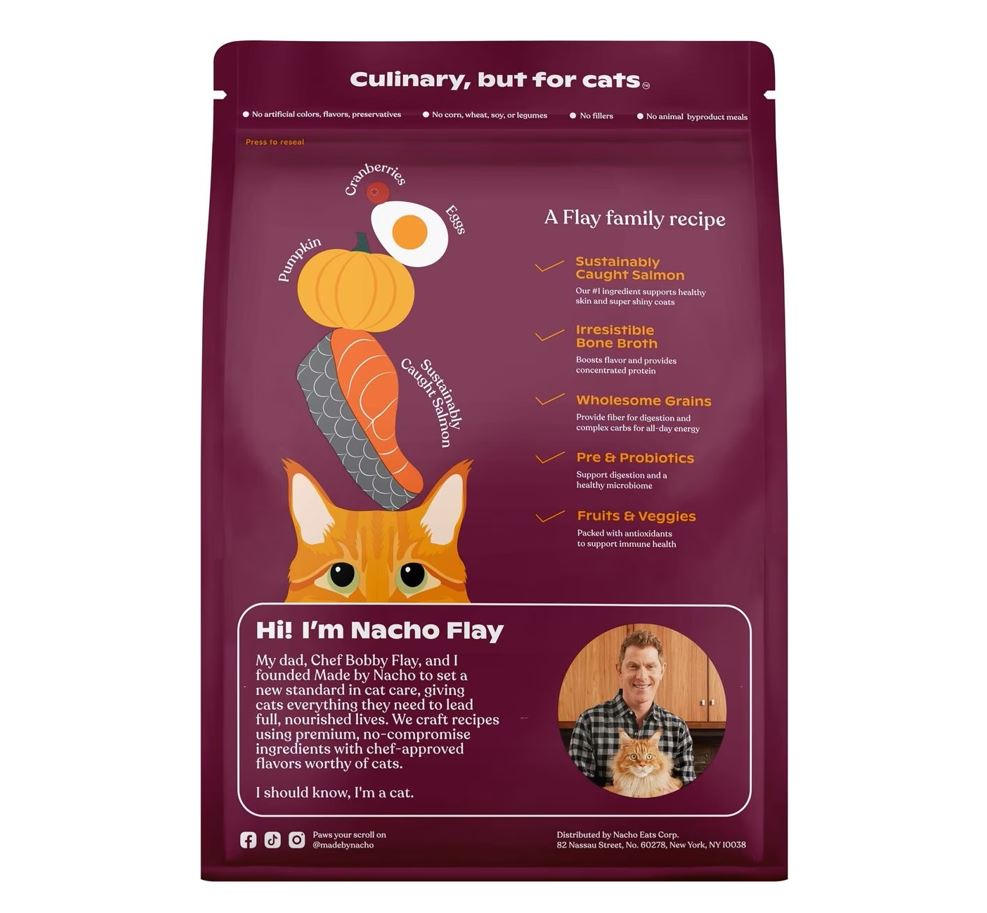 Made by Nacho Bone Broth Infused Sustainably Caught Salmon and Pumpkin