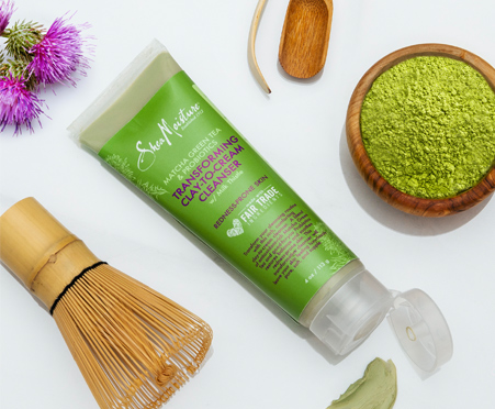 shea moisture matcha clay cleanser