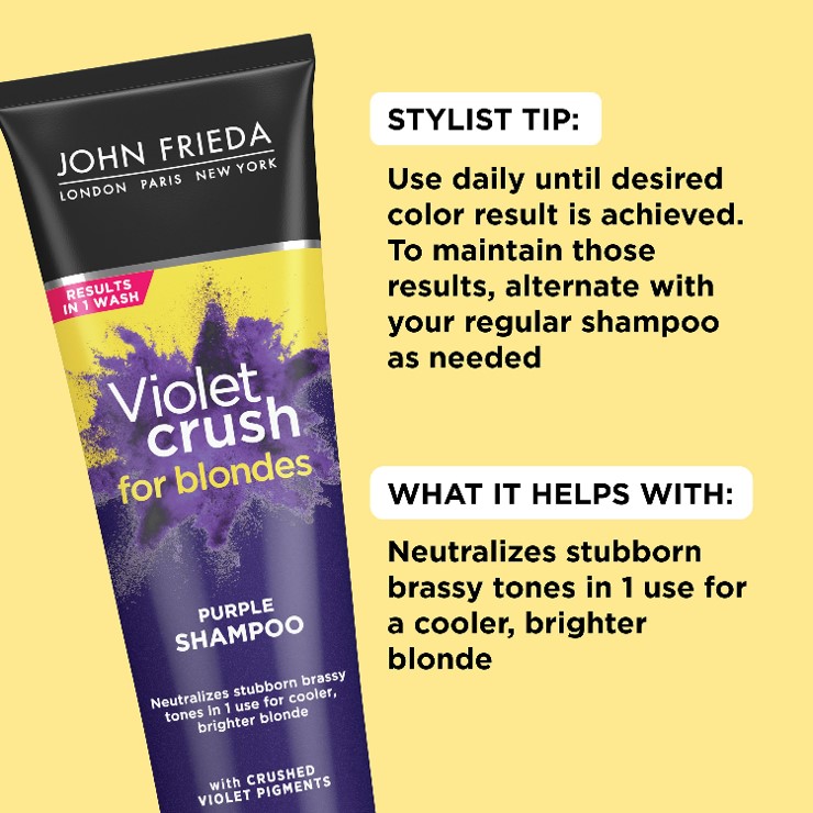 John Frieda® Violet Crush Purple Shampoo Free Samples, Reviews PINCHme
