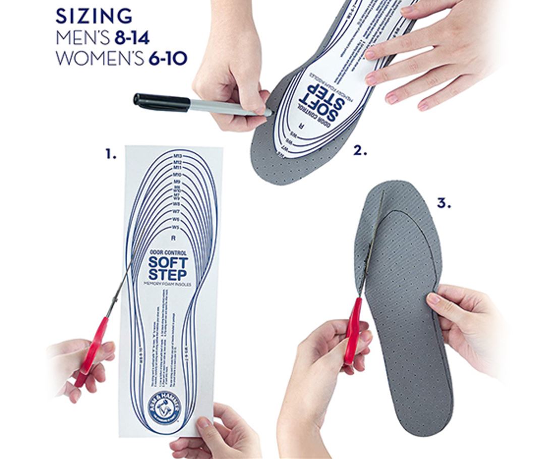 Arm & Hammer™ Odor Control Soft Step Memory Foam Insoles Free Samples, Reviews PINCHme