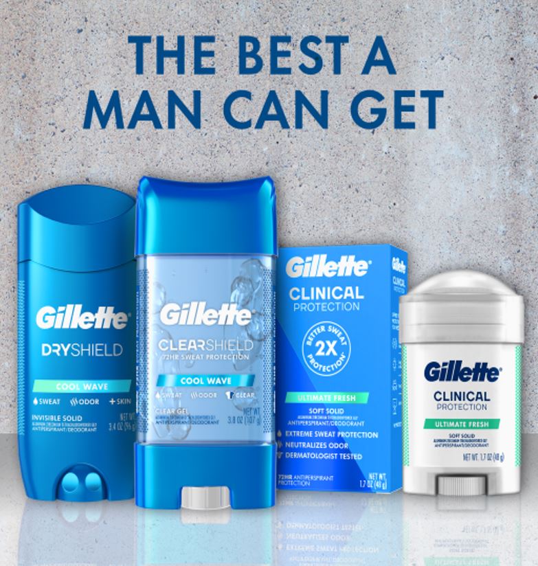 Gillette Clear Gel Fresh Amber 3.8 oz - Free Samples, Reviews | PINCHme